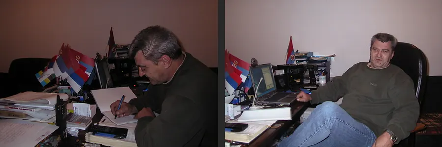 Jovica Filipović — originalni upis u Knjizi utisaka Radio Integrala